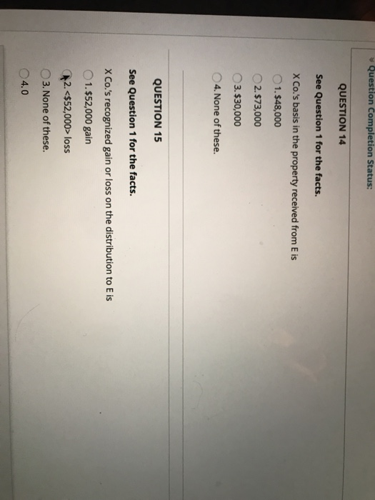 Solved QUESTION 1 Questions 1-15 are based on the following | Chegg.com