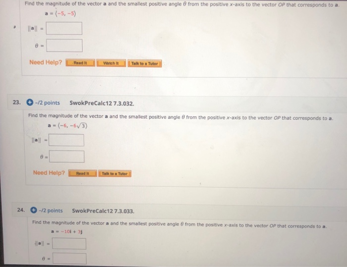 Solved from the positive x-axis to the vector OP that | Chegg.com