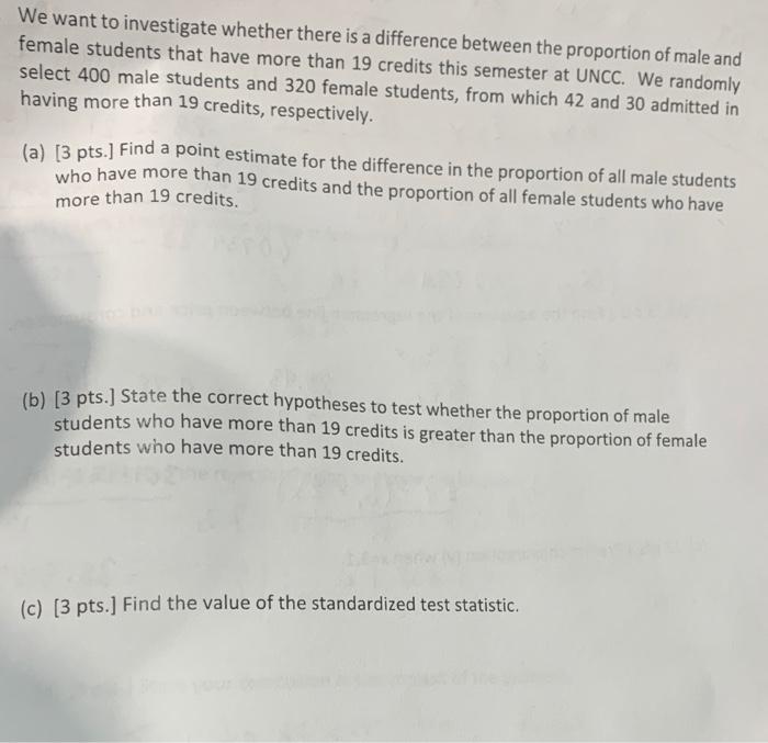 Solved We Want To Investigate Whether There Is A Difference | Chegg.com