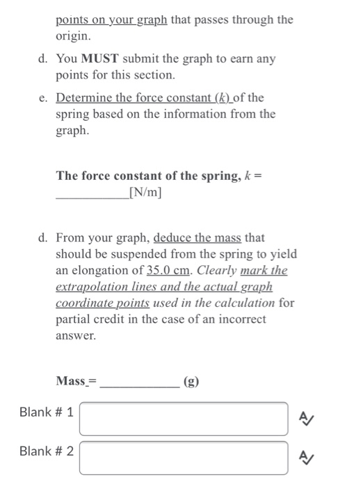 experiment to determine hooke's law