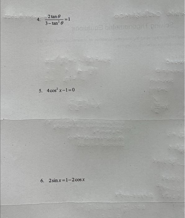 Solved Solve each equation by factoring, using trigonometric | Chegg.com