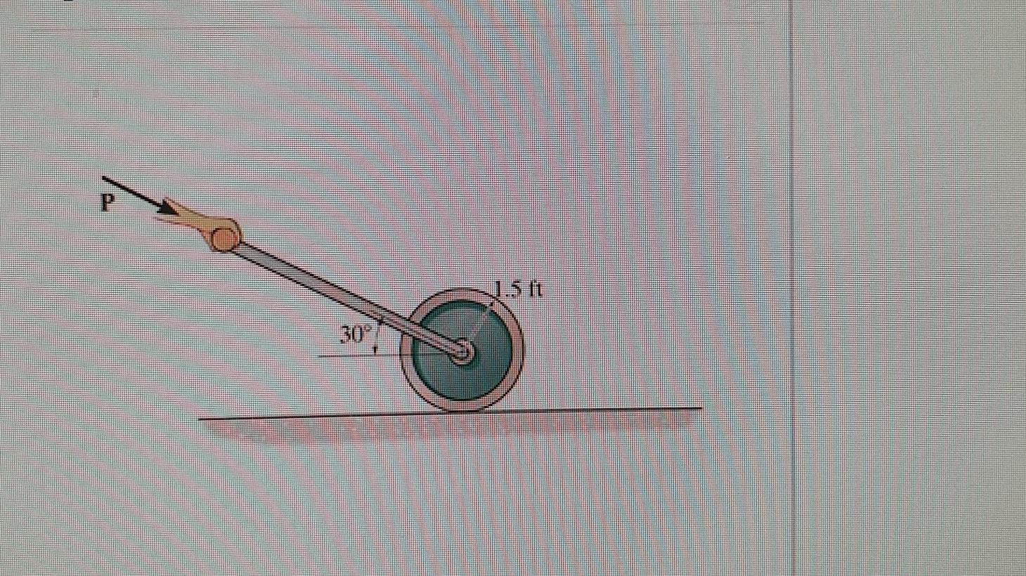 Solved Part A If P = 32 lb , determine the angular | Chegg.com