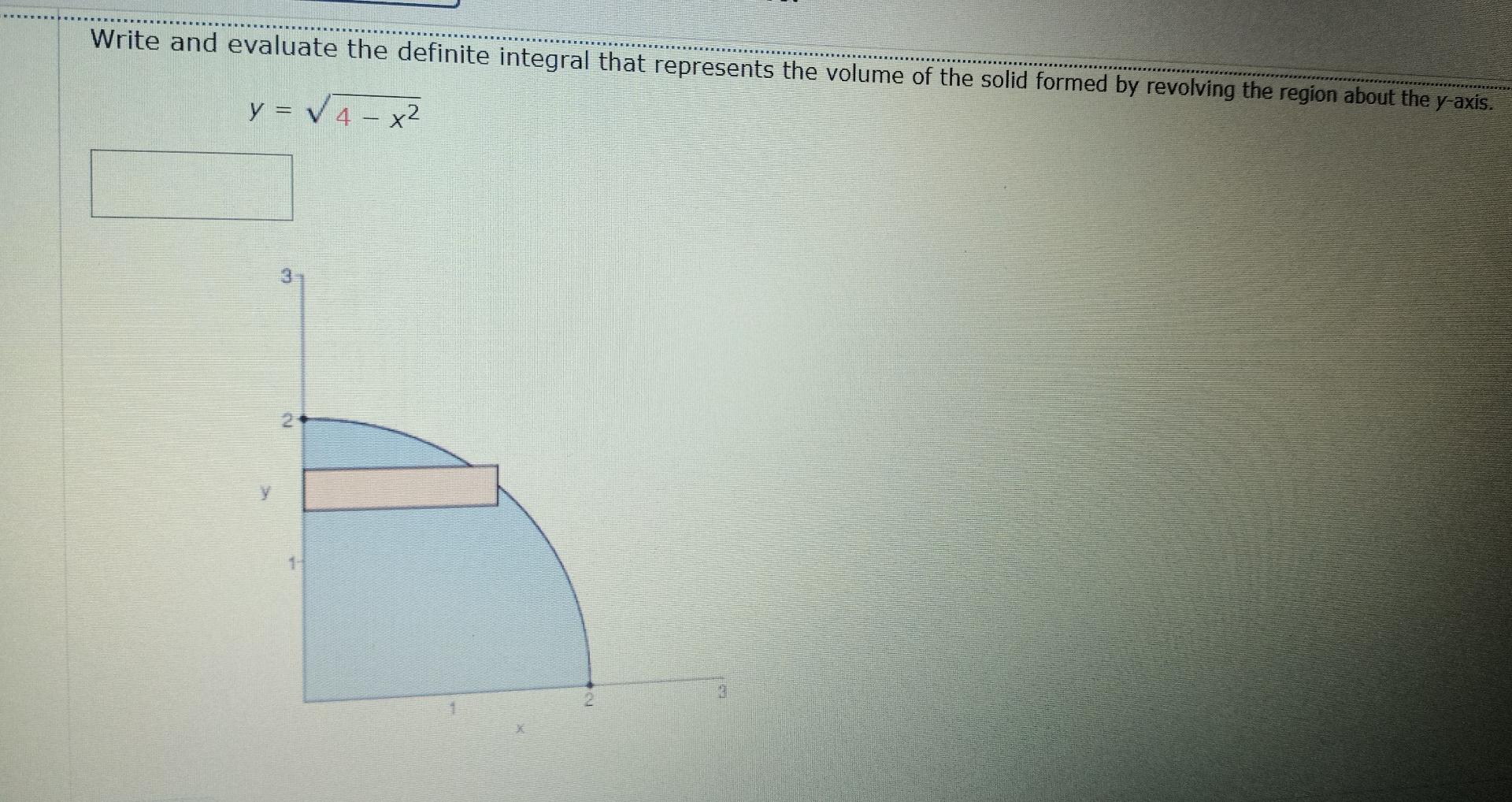 Solved Write and evaluate the definite integral that | Chegg.com