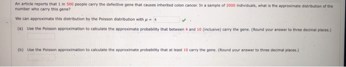 Solved An artide reports that 1 in 500 people carry the | Chegg.com