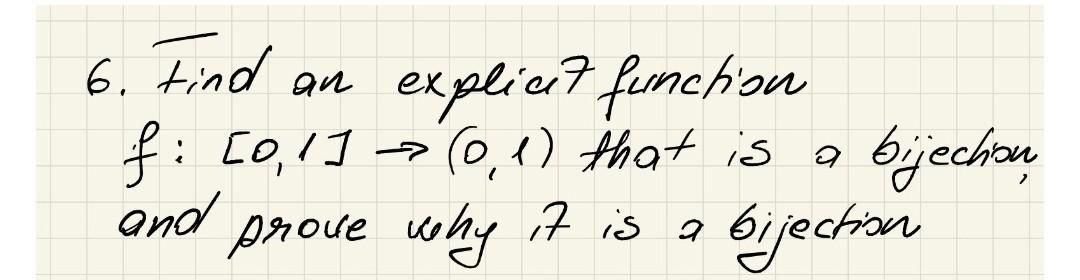 Solved 6. Find an explicit function