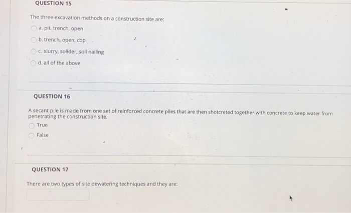 Solved QUESTION 6 In the CMAR method of project delivery, | Chegg.com