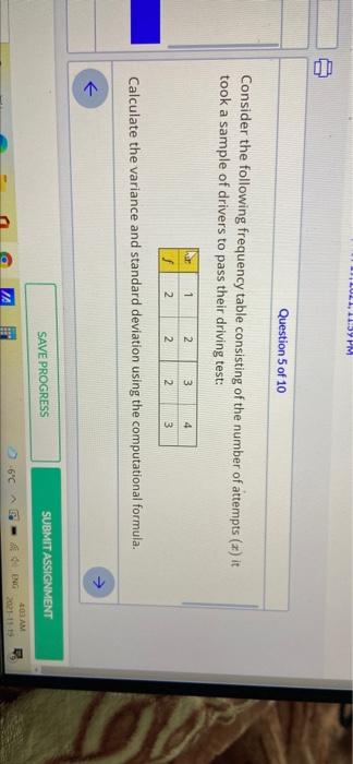 Solved ULULL, 11:39 PM Question 5 of 10 Consider the | Chegg.com