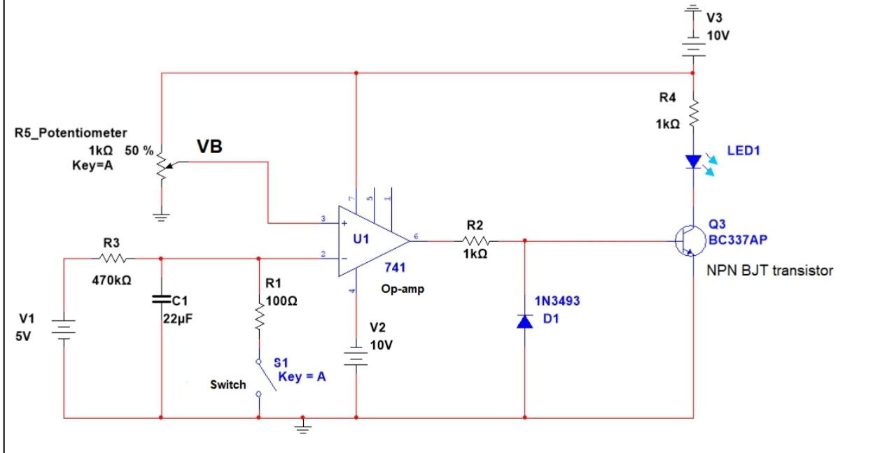 Solved Create me a circuit that is a redesign to the delay Circuit Diagram
