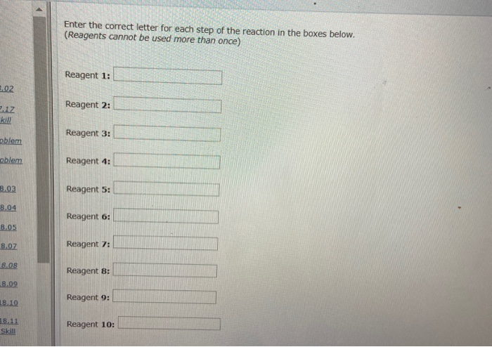 Solved Practice Problem 18.38 Identify the reagents | Chegg.com