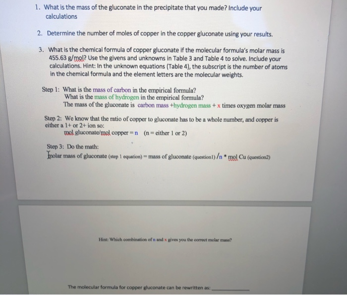 Solved Lab 9 Lab Report Experiment 1 Determining The Chegg Com