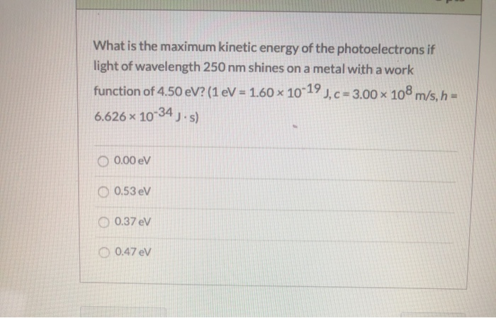 What Is Maximum Kinetic Energy