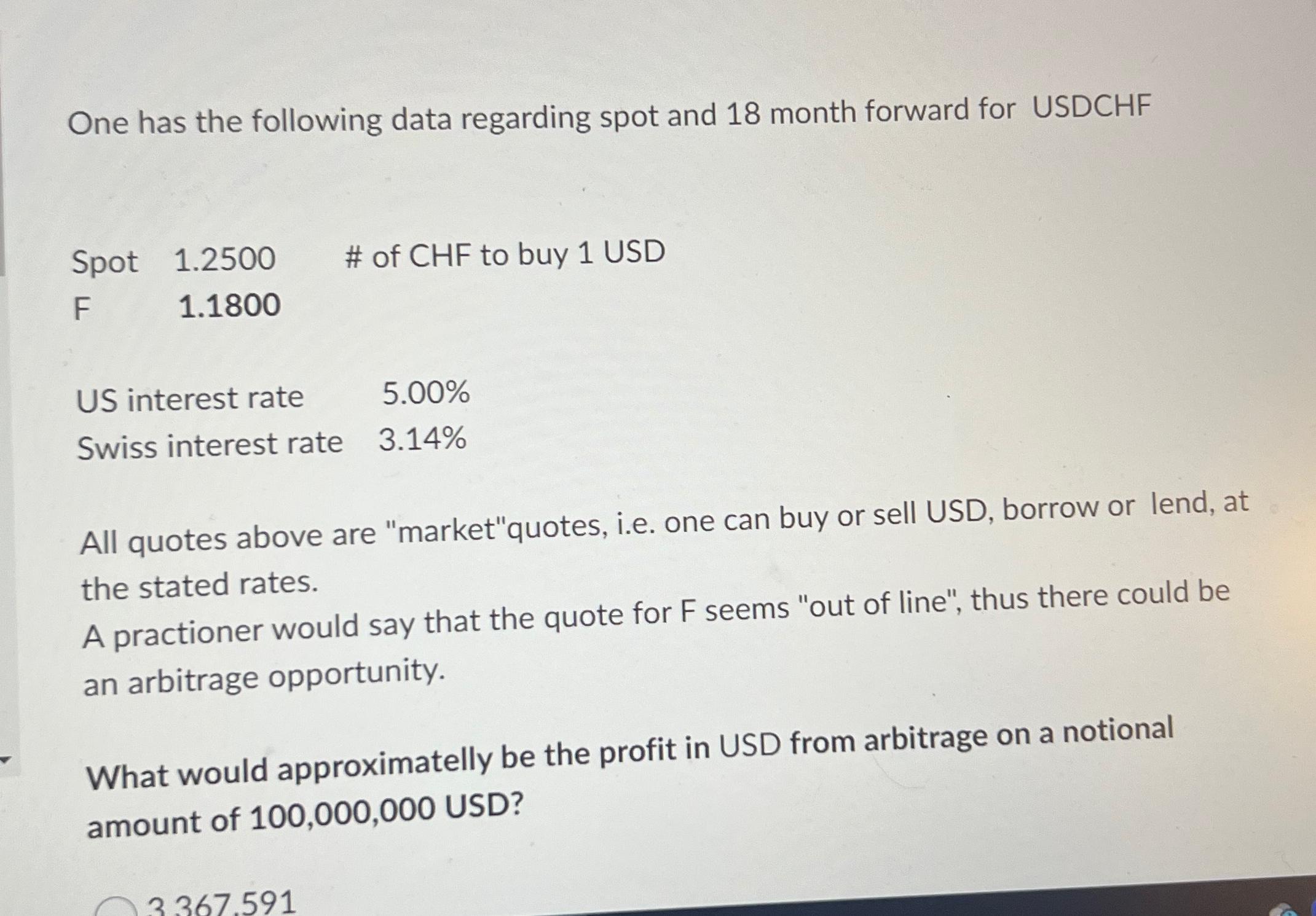 Solved One has the following data regarding spot and 18 | Chegg.com