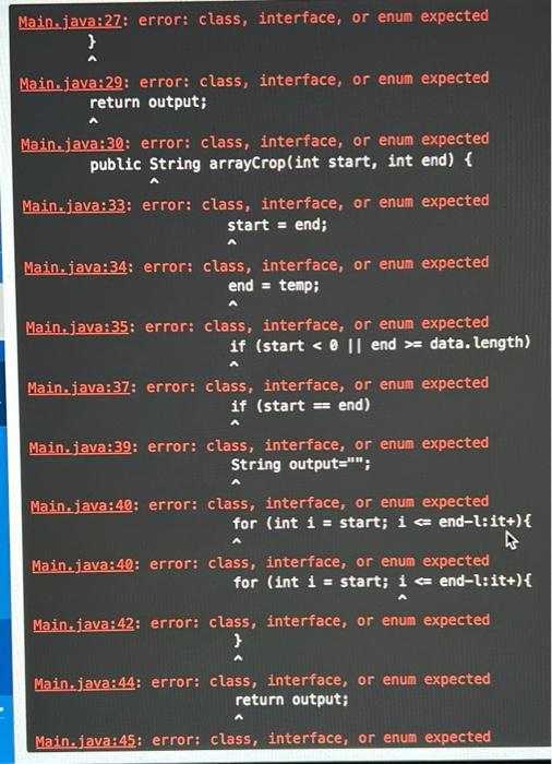 Solved There are some errors with the compulation of the | Chegg.com
