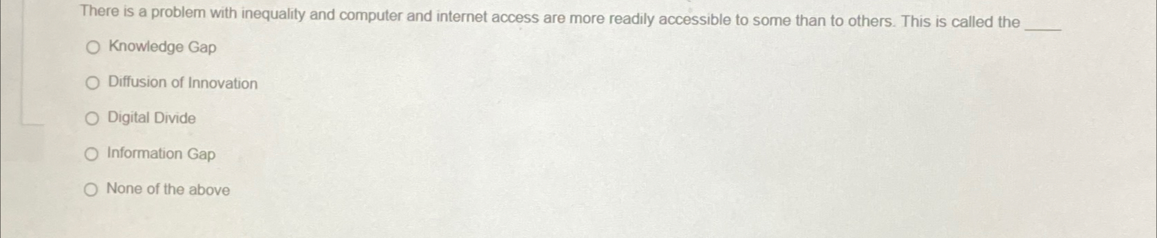 Solved There is a problem with inequality and computer and | Chegg.com