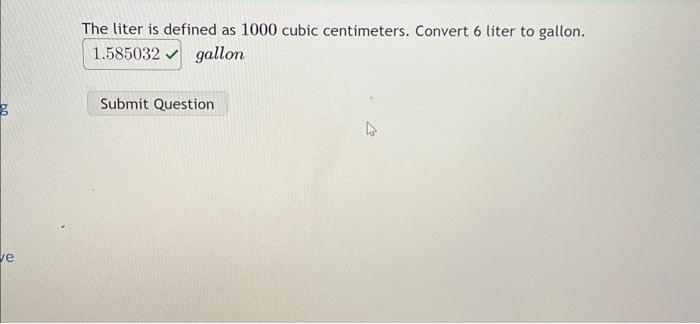 Cubic centimeters 2024 in a gallon