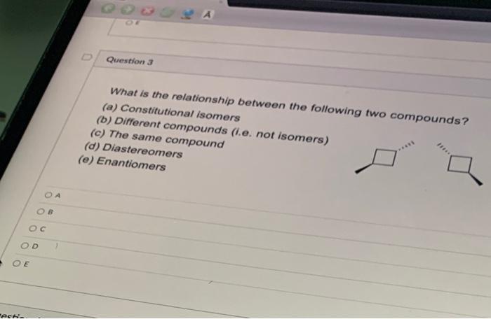 Solved Question 3 What is the relationship between the | Chegg.com