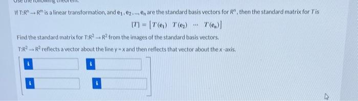 Solved If T:Rn→Rm is a linear transformation, and e1,e2……,en | Chegg.com