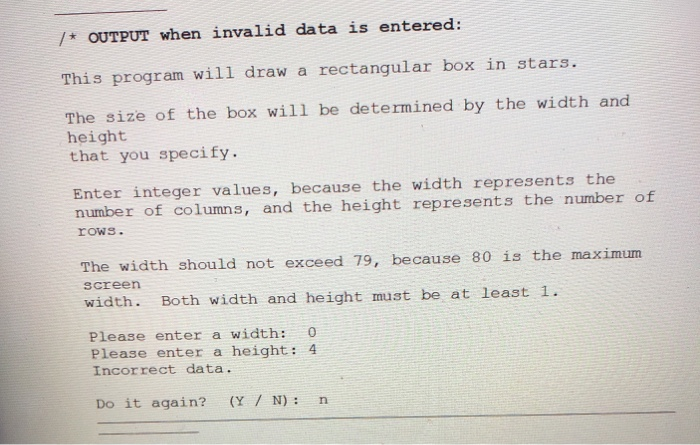Solved HW_7c - Print Box Pass by reference Write a program | Chegg.com