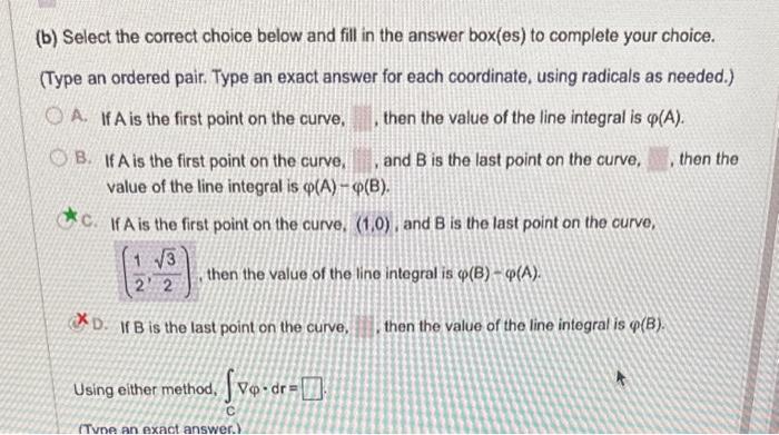 Solved (b) Select The Correct Choice Below And Fill In The | Chegg.com