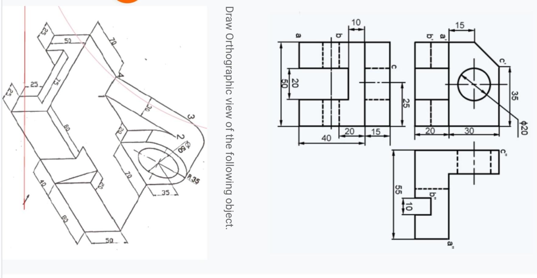 Solved How To Draw Isometric View | Chegg.com