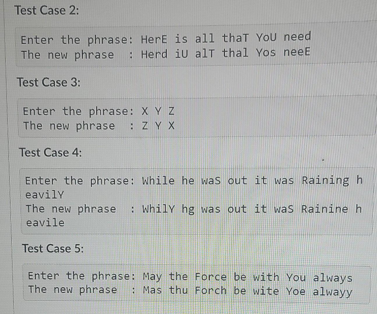 Solved must be in matlab built in string functions can | Chegg.com