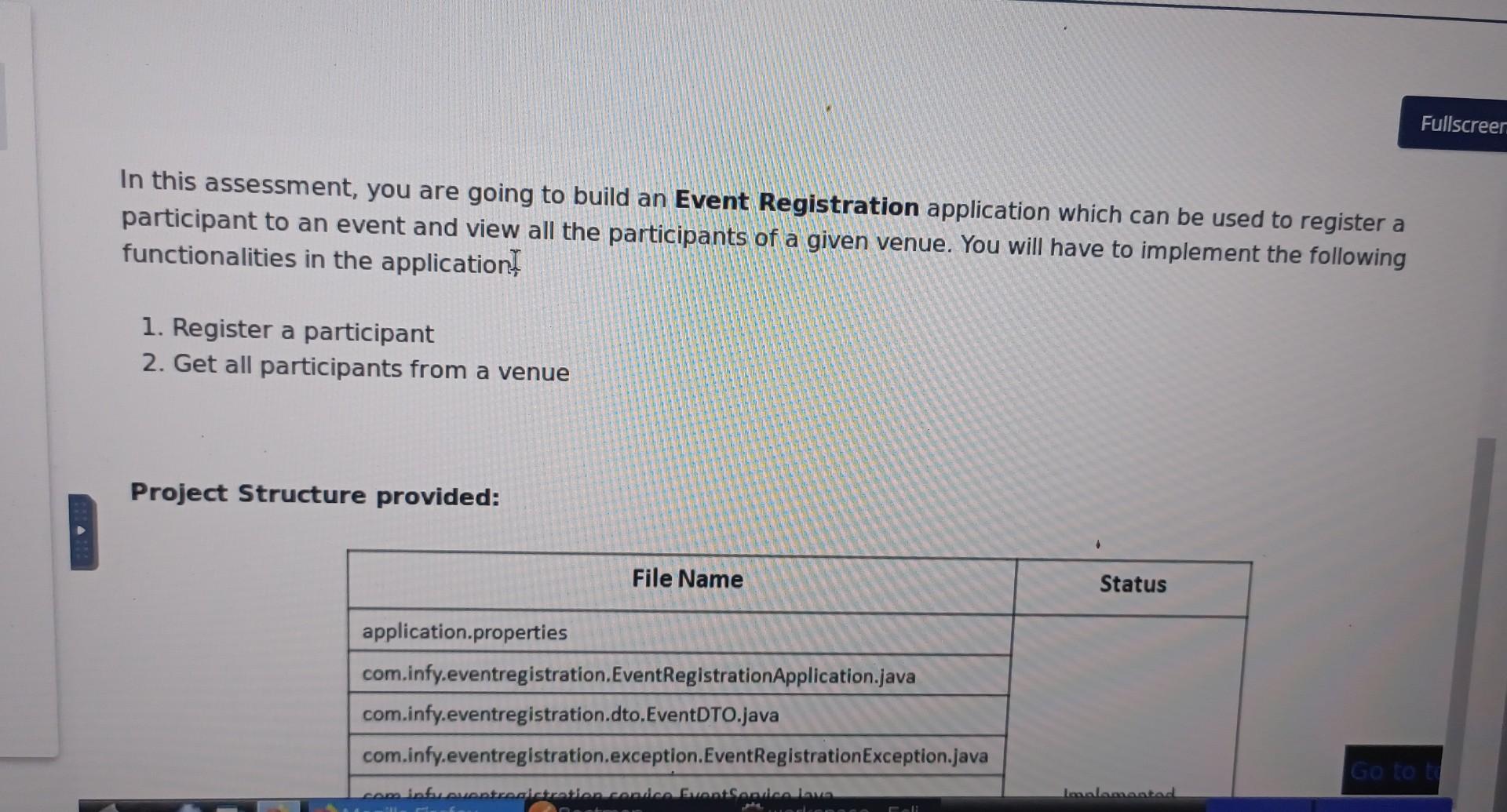 Solved In this assessment, you are going to build an Event | Chegg.com