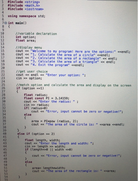 Solved 1 #include 2 #include 3 #include 4 5 using | Chegg.com