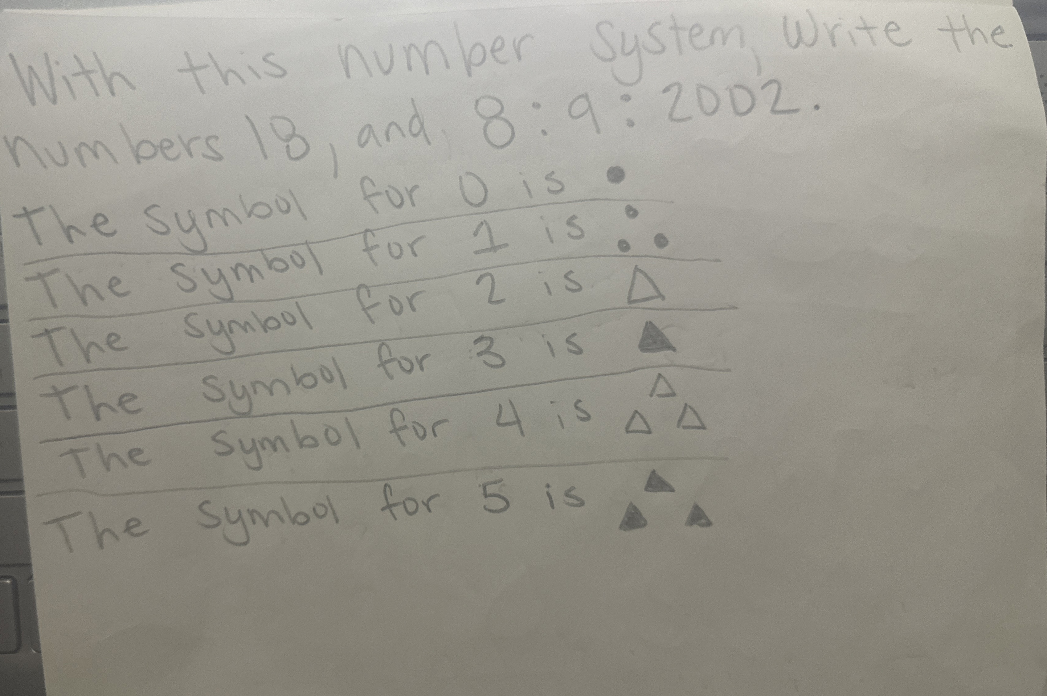 Solved With this number system, write thenumbers 18 , ﻿and | Chegg.com