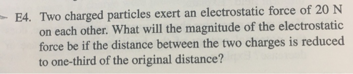 solved-e4-two-charged-particles-exert-an-electrostatic-chegg