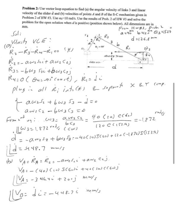 Solved Problem 2: Use vector loop equation to find (a) the | Chegg.com