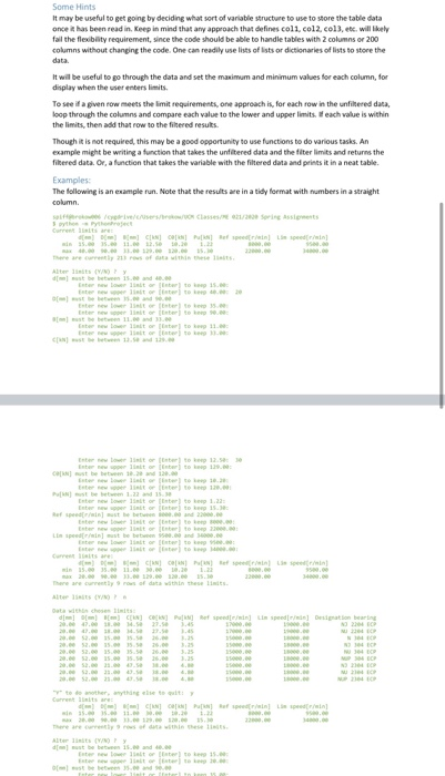 Spring 2020 Python Project 1. Write a program to | Chegg.com