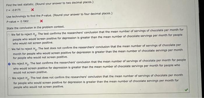 Solved A research article describes a study that | Chegg.com