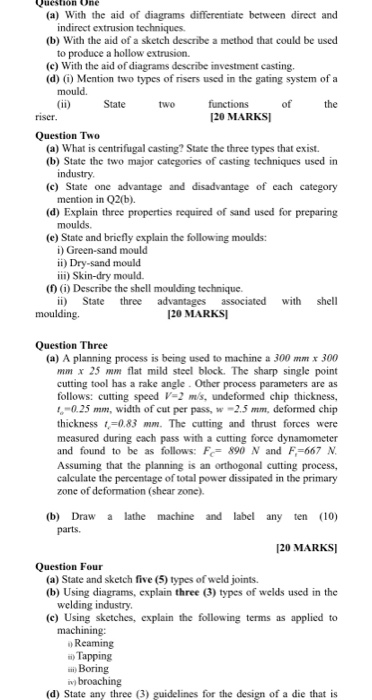 Solved (a) With the aid of diagrams differentiate between | Chegg.com