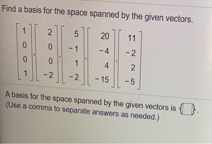 Solved A B Let A = And Let K Be A Scalar. Find A Formula | Chegg.com