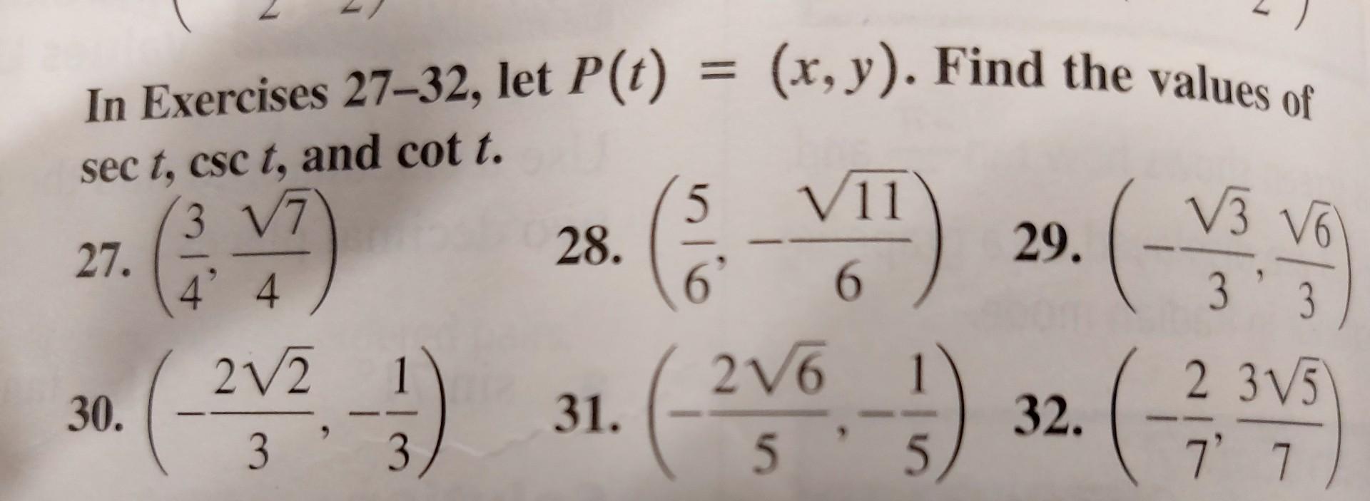 Solved 27, 29, and 31 with an explanation of how you got | Chegg.com