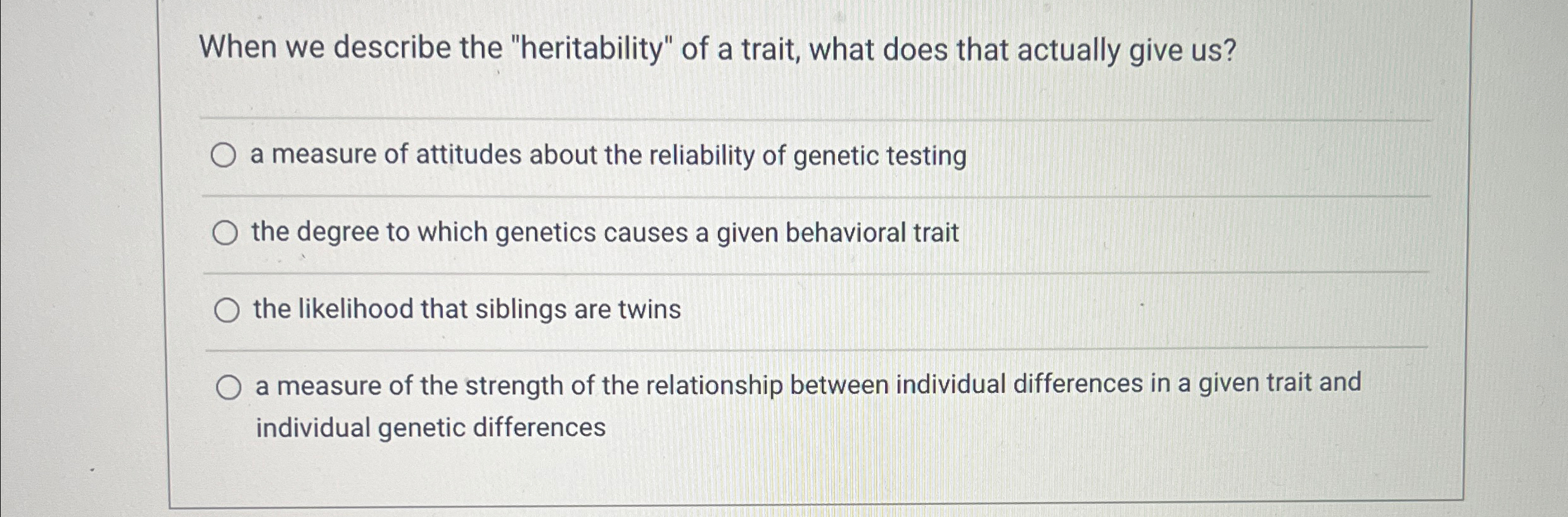 Solved When we describe the 