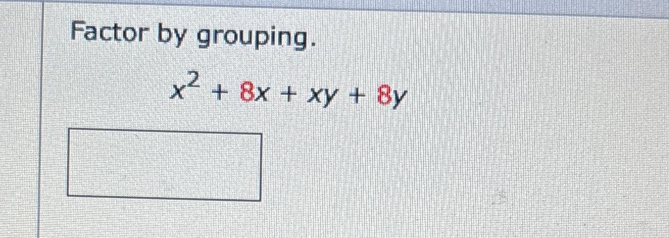 factor 3x 2 6x 4x 8 by grouping