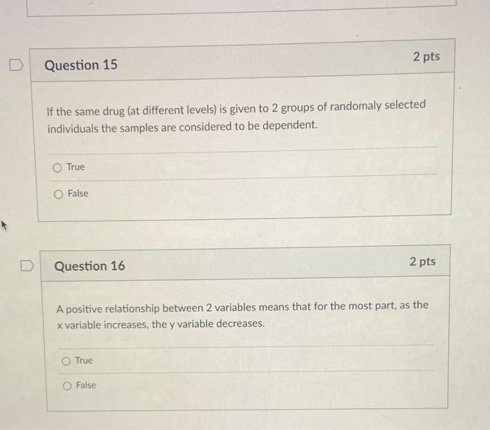 Solved 2 Pts Question 13 The Type Of Graph Used To Represent | Chegg.com