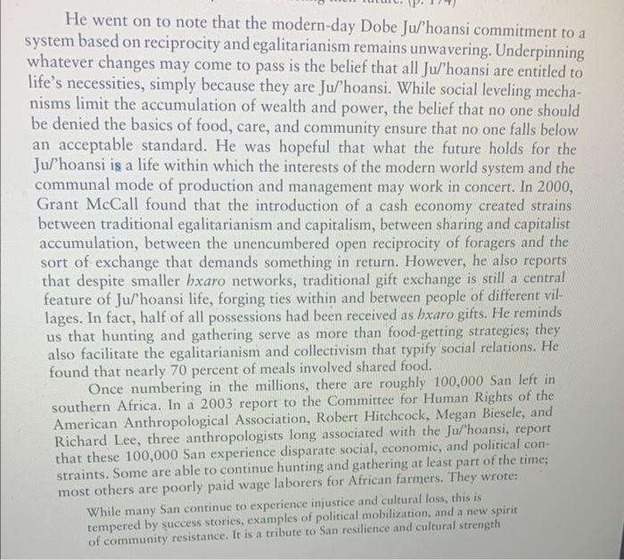 Hunting and gathering societies find their ways of