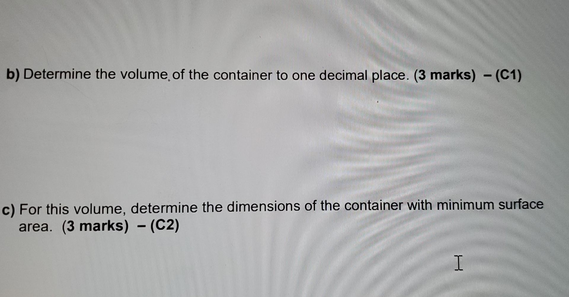 Solved 9. A storage container in the shape of a square-based | Chegg.com