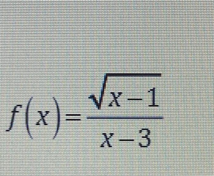 Solved F X X−3x−1