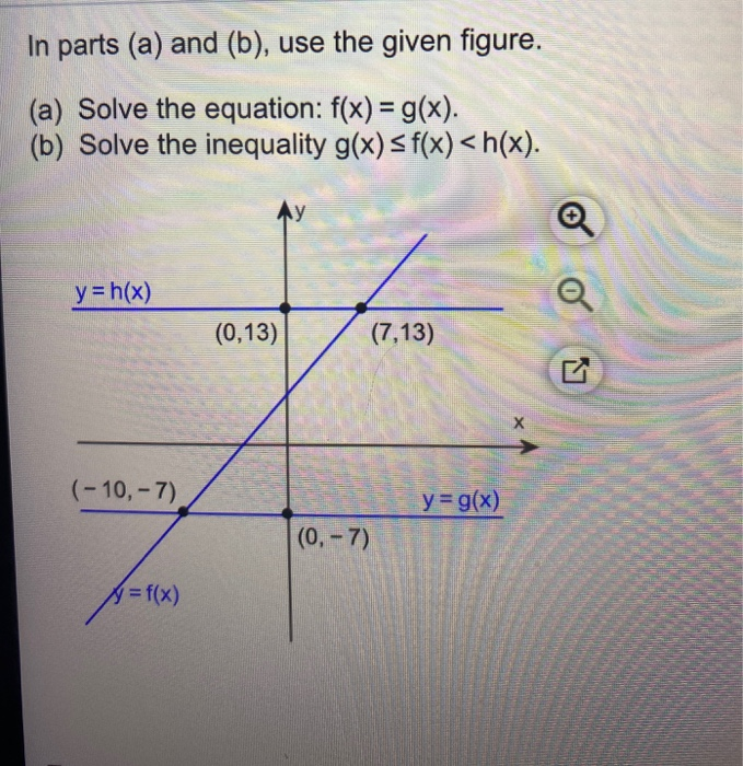 Solved In Parts A And B Use The Given Figure A So Chegg Com