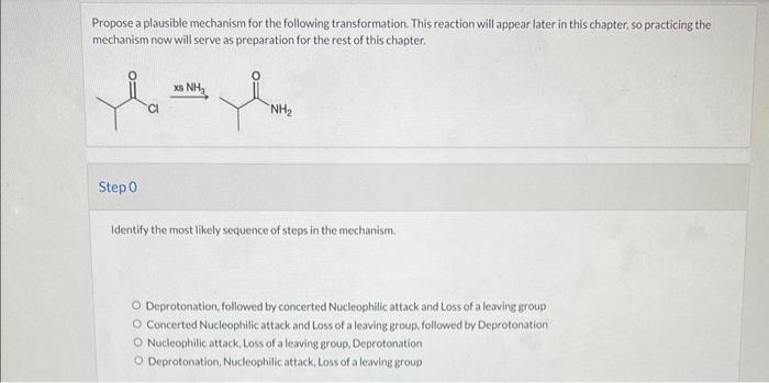 Propose a plausible mechanism for the following transformation. This reaction will appear later in this chapter, so practicin