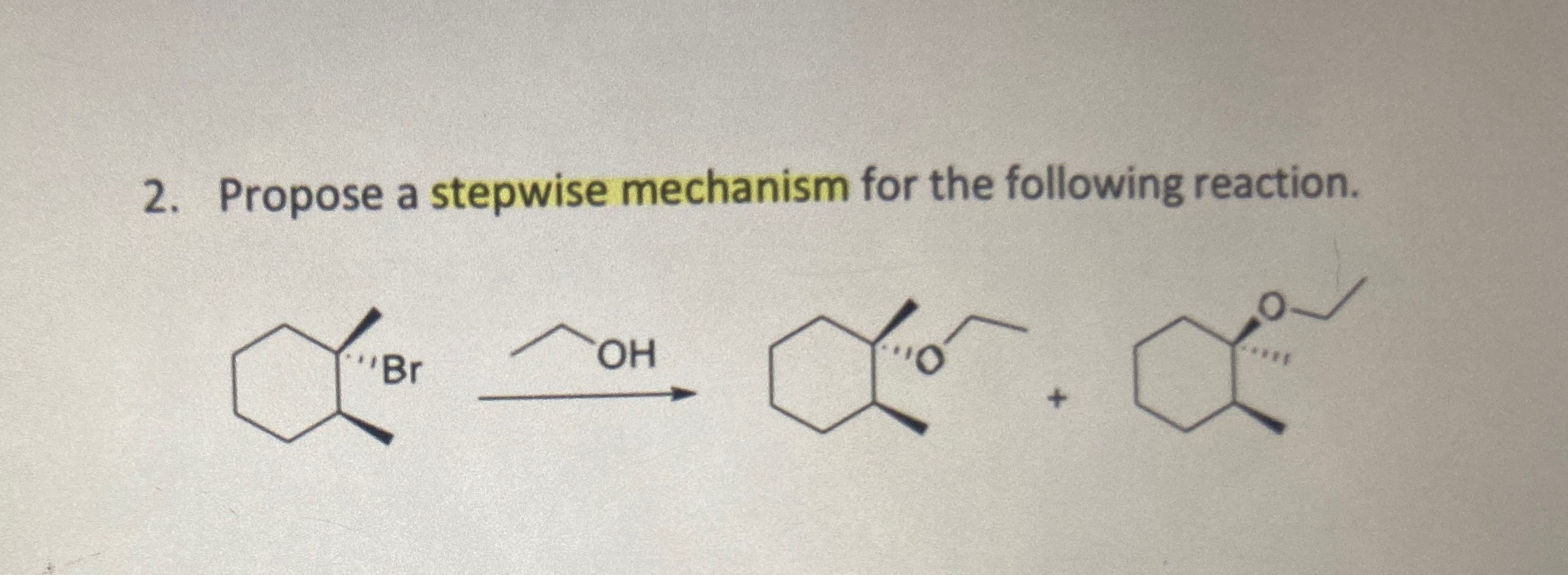 Solved Propose a stepwise mechanism for the following | Chegg.com