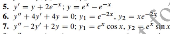 Solved In Problems 1 through 12, verify by substitution that | Chegg.com