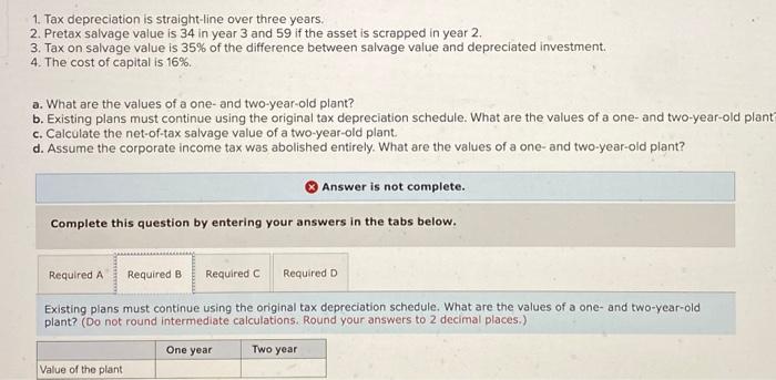 Solved Taxes are a cost, and, therefore, changes in tax | Chegg.com