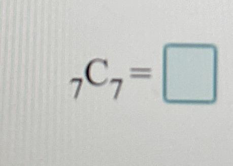 Solved ?7C7= | Chegg.com