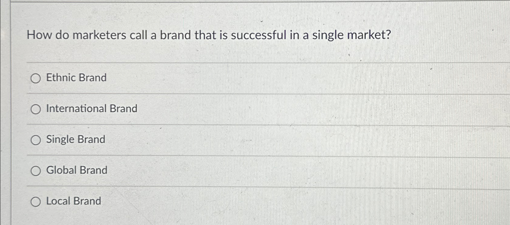 Solved How do marketers call a brand that is successful in a | Chegg.com