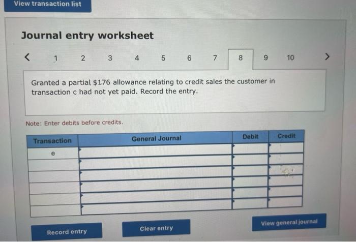 Solved Journal entry worksheet Anticipate further returns of | Chegg.com