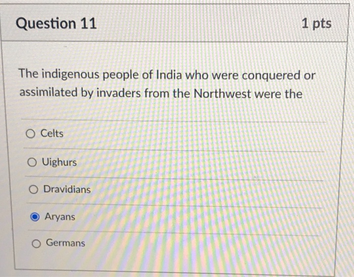 Solved Question 22 1 pts Which of the following were part of | Chegg.com